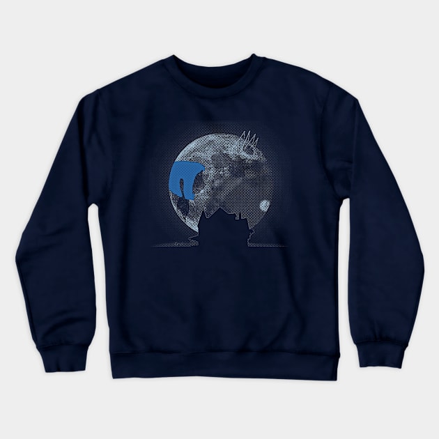 Coraline's Moon Crewneck Sweatshirt by Wiictor